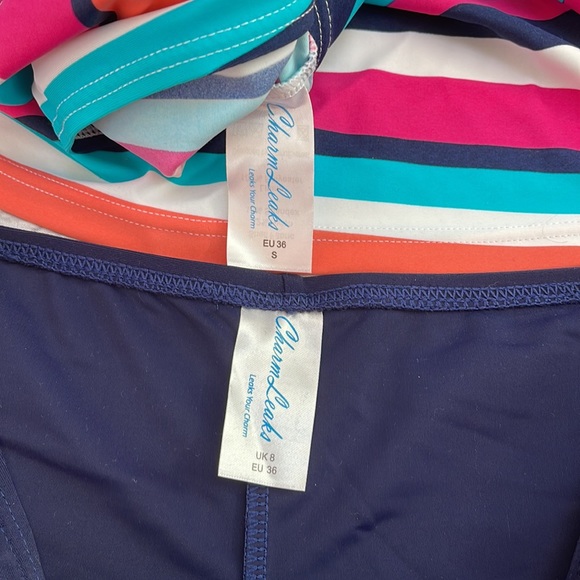 Charm Leaks Womens Tankini Size Small New With Tags - Picture 4 of 4